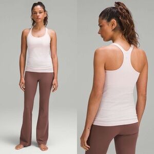 NWT RARE Lululemon Ebb to Street Tank Top Flush Pink W1AX1S‎ Size 10